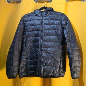 Men's Sleek Black Quilted Puffer Jacket
